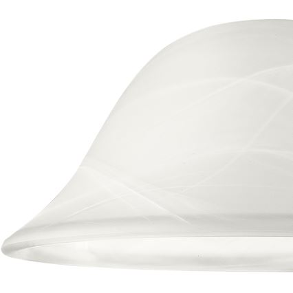 Rezerves stikls SFERA E27 130x300 mm balta