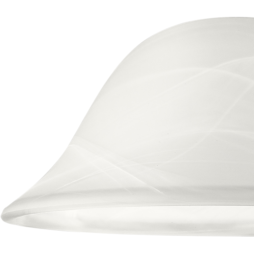Rezerves stikls SFERA E27 130x300 mm balta