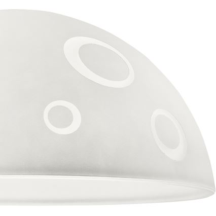Rezerves stikls lustrai SFERA E27 140x300 mm balta