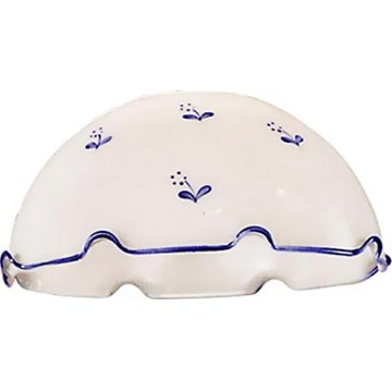 Rezerves stikls universālais NONNA E27 diametrs 20 cm balts/zils