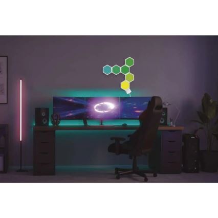 RGBIC Aptumšojama galda lampa GoSmart LED/5,5W/230V Wi-Fi Tuya