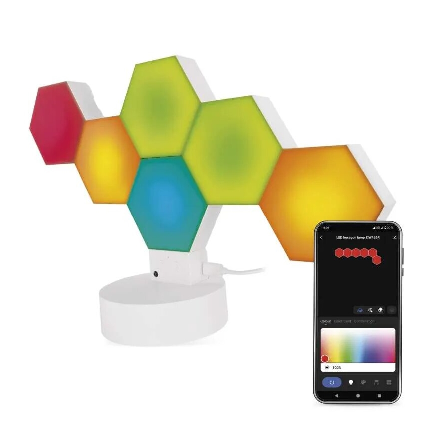RGBIC Aptumšojama galda lampa GoSmart LED/5,5W/230V Wi-Fi Tuya