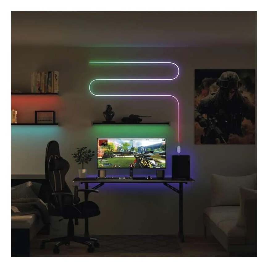 RGBIC LED Aptumšojama josla GoSmart LED/33W/230V 5 m Wi-Fi Tuya