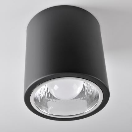 RGBW LED dimmējams prožektors JUPITER 1xE27/6,5W/230V 2700-6500K Wi-Fi Ø 13 cm melns