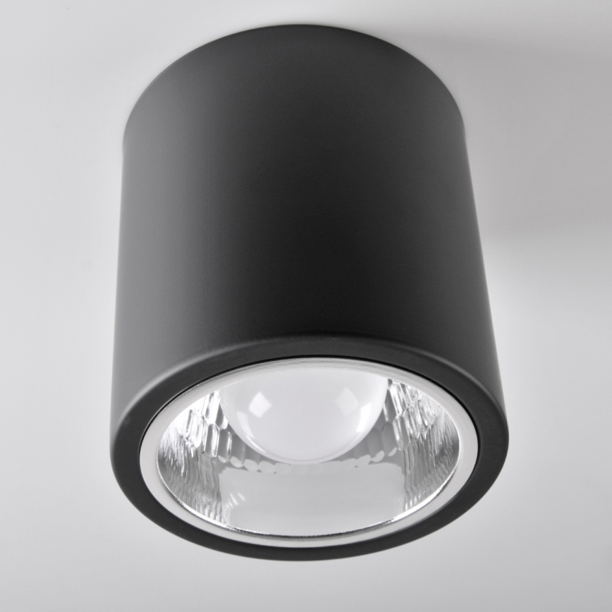 RGBW LED dimmējams prožektors JUPITER 1xE27/6,5W/230V 2700-6500K Wi-Fi Ø 13 cm melns