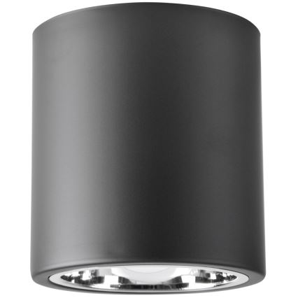 RGBW LED dimmējams prožektors JUPITER 1xE27/6,5W/230V 2700-6500K Wi-Fi Ø 13 cm melns