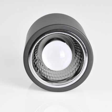 RGBW LED dimmējams prožektors JUPITER 1xE27/6,5W/230V 2700-6500K Wi-Fi Ø 13 cm melns
