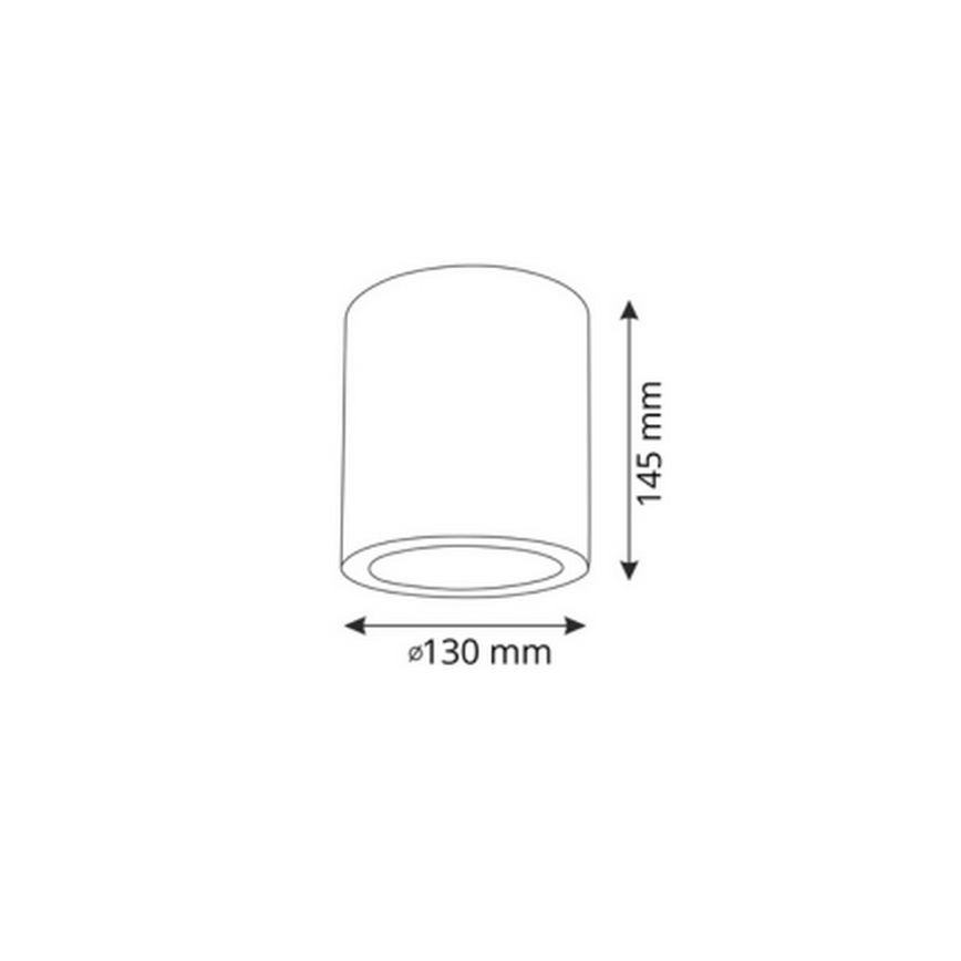 RGBW LED dimmējams prožektors JUPITER 1xE27/6,5W/230V 2700-6500K Wi-Fi Ø 13 cm melns