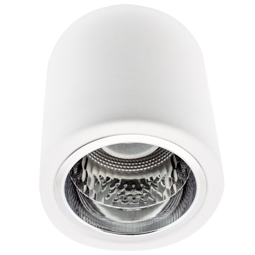 RGBW LED dimmējams prožektors JUPITER 1xE27/6,5W/230V 2700-6500K Wi-Fi Ø 9,8 cm balts
