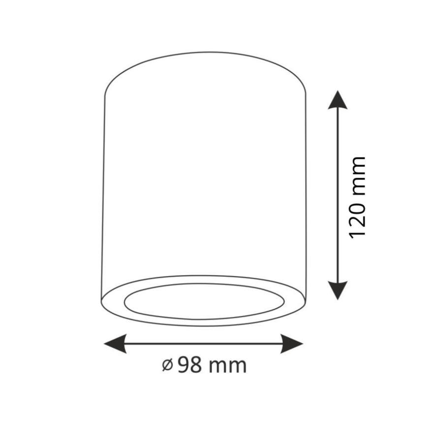 RGBW LED dimmējams prožektors JUPITER 1xE27/6,5W/230V 2700-6500K Wi-Fi Ø 9,8 cm balts