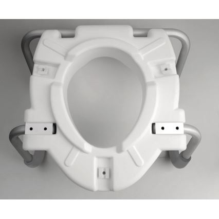 Ridder - Paaugstināts WC sēdeklis ar rokturiem, balts