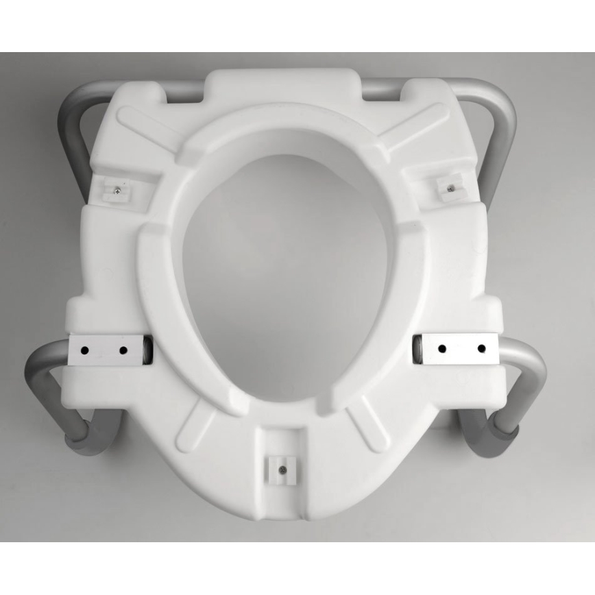 Ridder - Paaugstināts WC sēdeklis ar rokturiem, balts