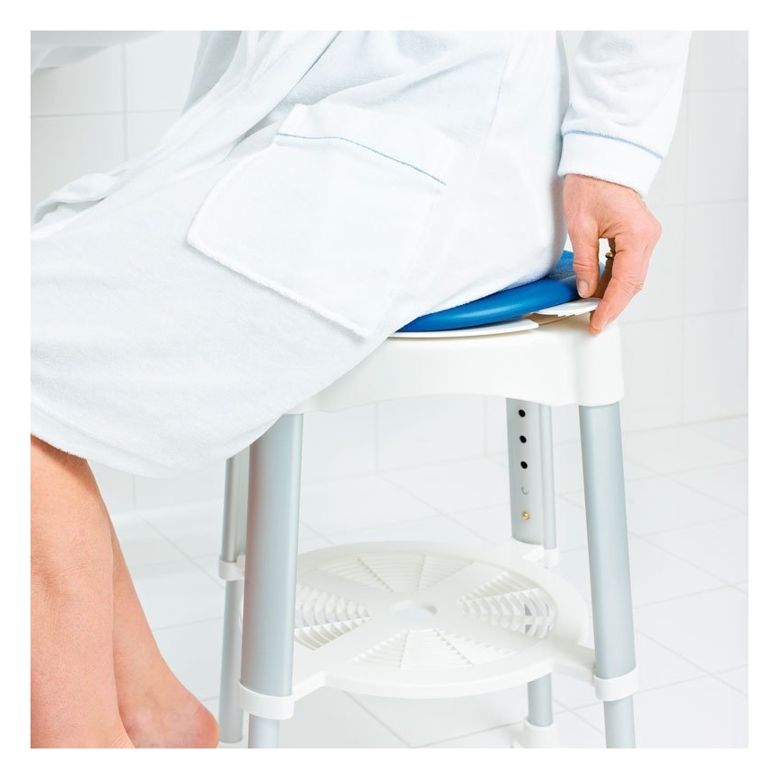 Ridder - Pagriežama taburete 58x35,5 cm zila/balta