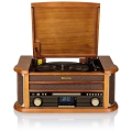 Roadstar HIF-1993D+BT- Hi-Fi ar DAB/DAB+, gramofonu, CD atskaņotāju un kasešu atskaņotāju 80W/230V + tālvadības pults