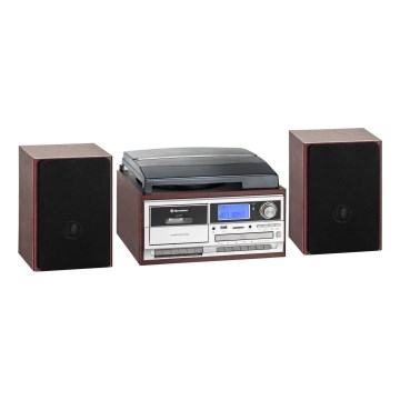 Roadstar HIF-8892 EBT - Hi-Fi sistēma ar gramofonu, CD un kasešu atskaņotāju 64W/230V + tālvadības pults
