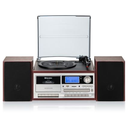 Roadstar HIF-8892 EBT - Hi-Fi sistēma ar gramofonu, CD un kasešu atskaņotāju 64W/230V + tālvadības pults