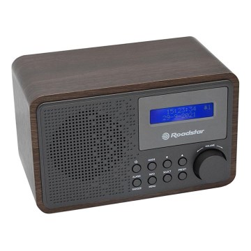 Roadstar HRA-700D+/WD - Radio ar DAB+, FM un modinātāju 16W/230V/4xAA