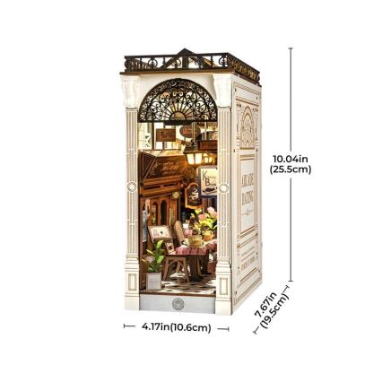 RoboTime - 3D LED grāmatu atbalsts grāmatām Tirdzniecības centra tikšanās 2xAAA