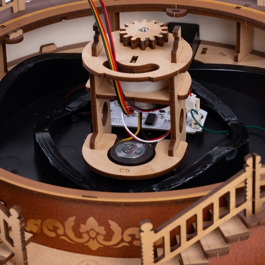 RoboTime - 3D muzikālās kastītes puzle Klasiska karuselis 5V