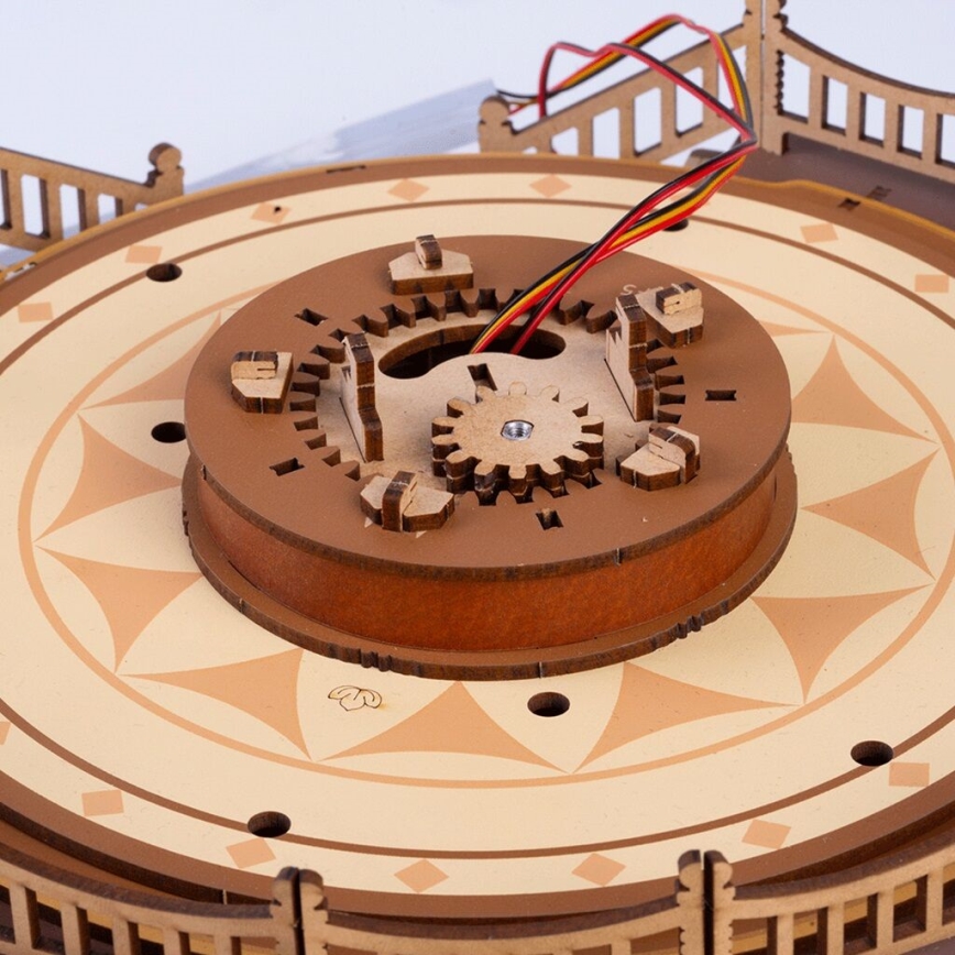 RoboTime - 3D muzikālās kastītes puzle Klasiska karuselis 5V
