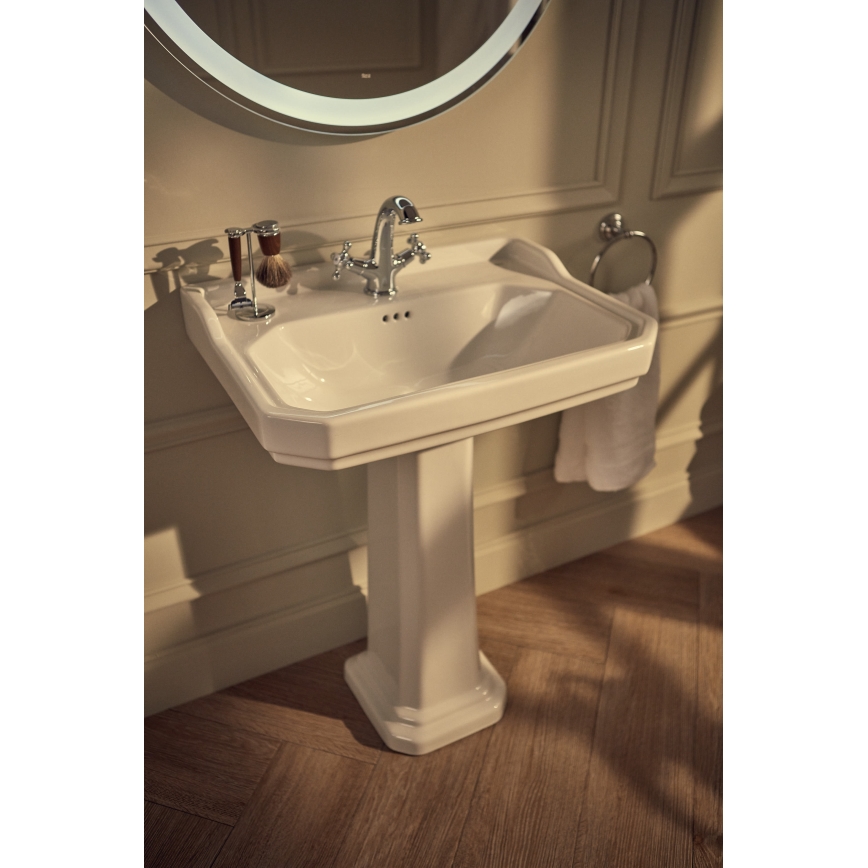 Roca A3270A1000 - Pie sienas stiprināma izlietne CARMEN 65x48 cm keramika/balta