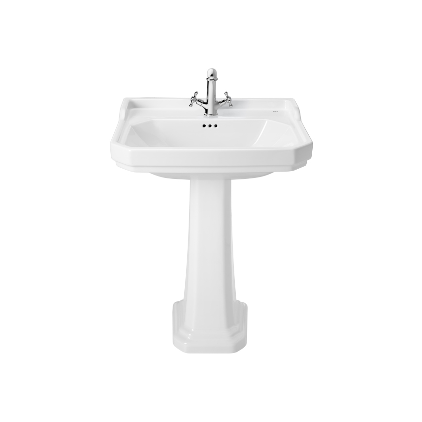 Roca A3270A1000 - Pie sienas stiprināma izlietne CARMEN 65x48 cm keramika/balta