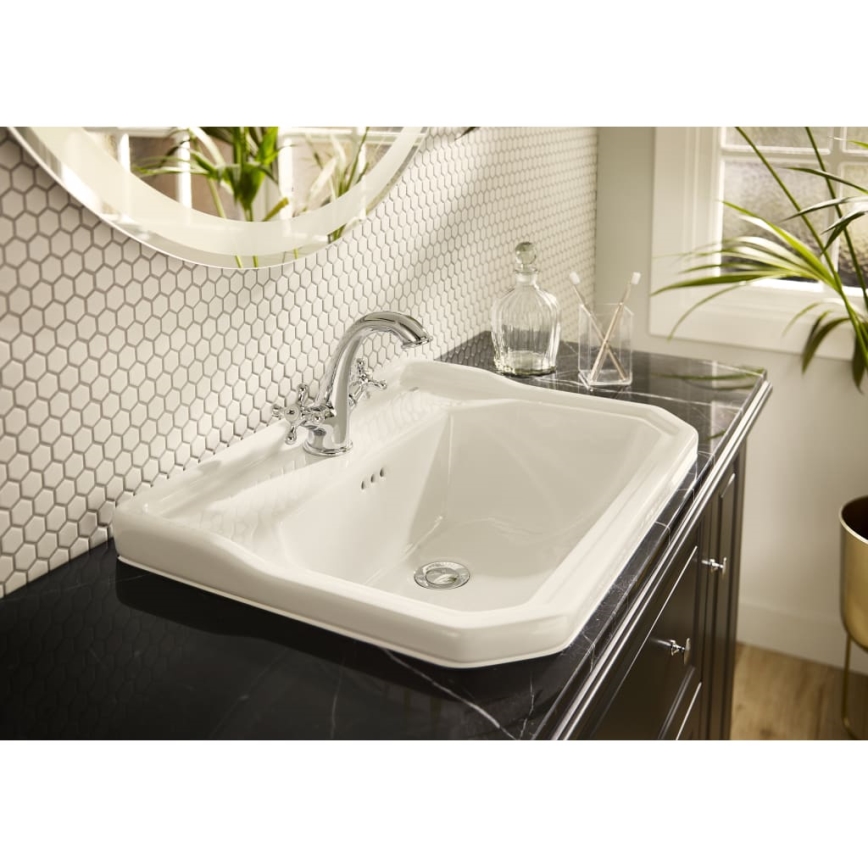Roca A3270A5000 - Iebūvējama izlietne CARMEN 60x45 cm keramika/balta