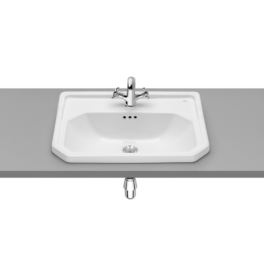 Roca A3270A5000 - Iebūvējama izlietne CARMEN 60x45 cm keramika/balta