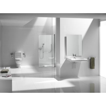 Roca A341242000 - MERIDIAN skalošanas tvertne ar apakšējo pieslēgumu, keramika/balta