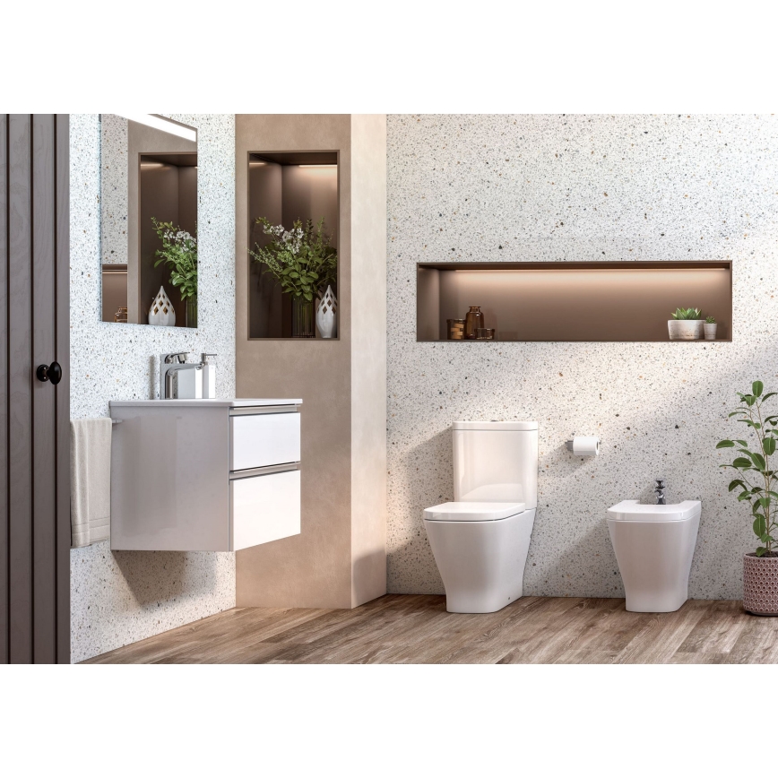 Roca A342477000 - Tualetes pods GAP keramika/balta