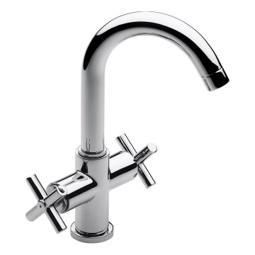 Roca A5A3043C00 - Izlietnes krāns + noteka ar pārplūdi LOFT 27 cm spīdīgi hromēts