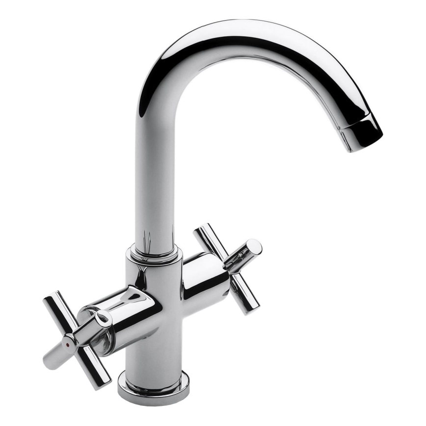 Roca A5A3043C00 - Izlietnes krāns + noteka ar pārplūdi LOFT 27 cm spīdīgi hromēts