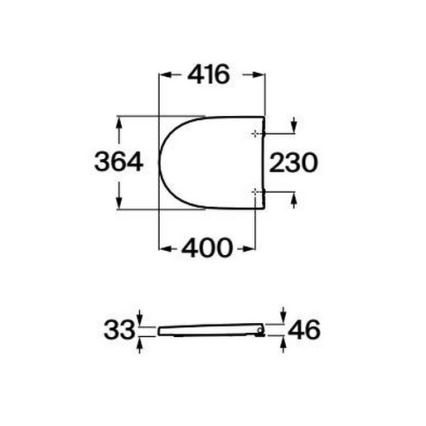 Roca A8012AC00B - Tualetes poda sēdeklis SoftClose MERIDIAN supralit/balta