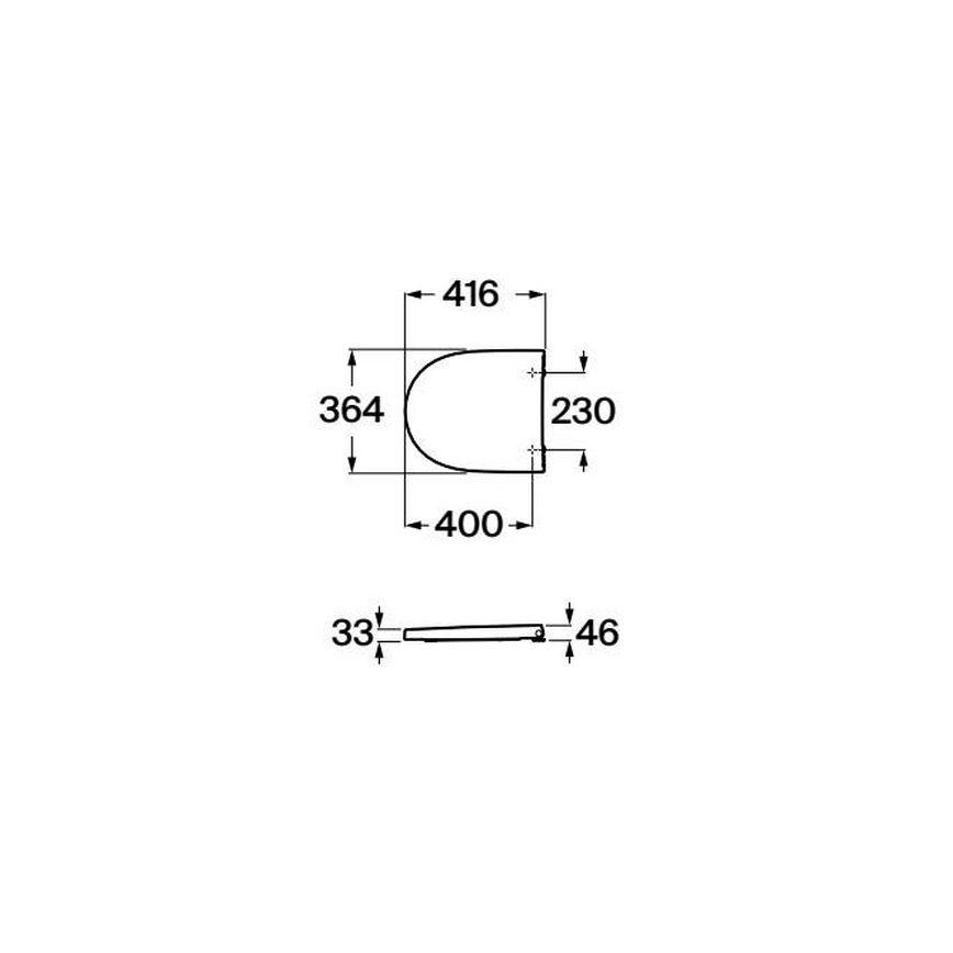 Roca A8012AC00B - Tualetes poda sēdeklis SoftClose MERIDIAN supralit/balta