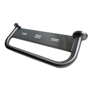 Rokturis ar plauktu 58 x 8 cm, nerūsējošā tērauda / sudraba krāsa