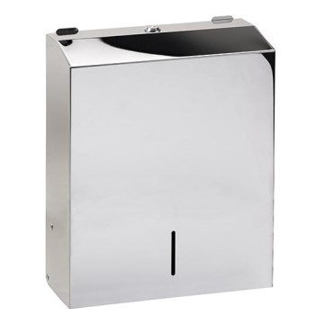 Roku dvieļu dozators 28x35 cm nerūsējošais tērauds/sudraba