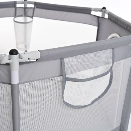 Rotaļu stūrītis 120 cm pelēka