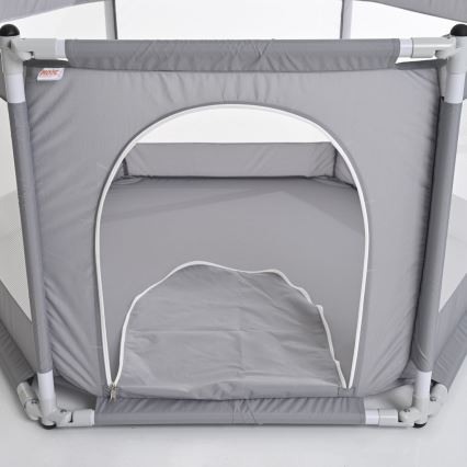 Rotaļu stūrītis 120 cm pelēka