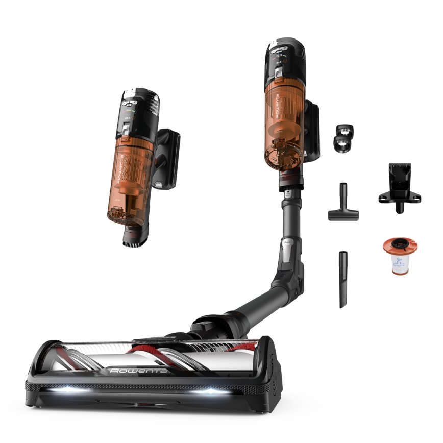Rowenta - Stieņa tipa putekļsūcējs 2 vienā X-FORCE FLEX 380W/25,2V melns 2000 mAh