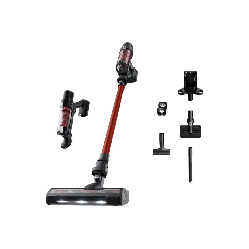 Rowenta - Vertikālais putekļsūcējs 2in1 X-PERT ANIMAL 140W/18V 2000 mAh sarkans