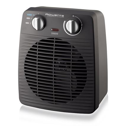 Rowenta - Elektriskais sildītājs ar konvektoru COMPACT POWER 1000/2000W/230V termostats