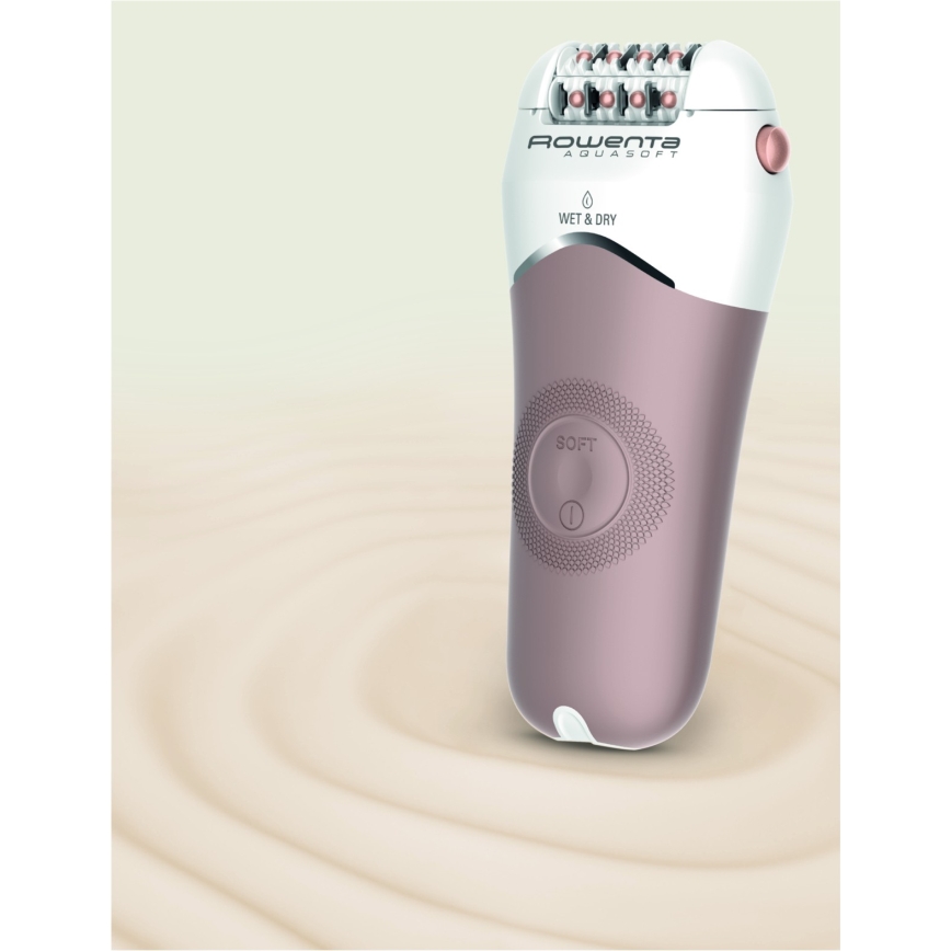 Rowenta - Epilators WET&DRY 4,5W/5V 600 mAh bēšs/zeltains