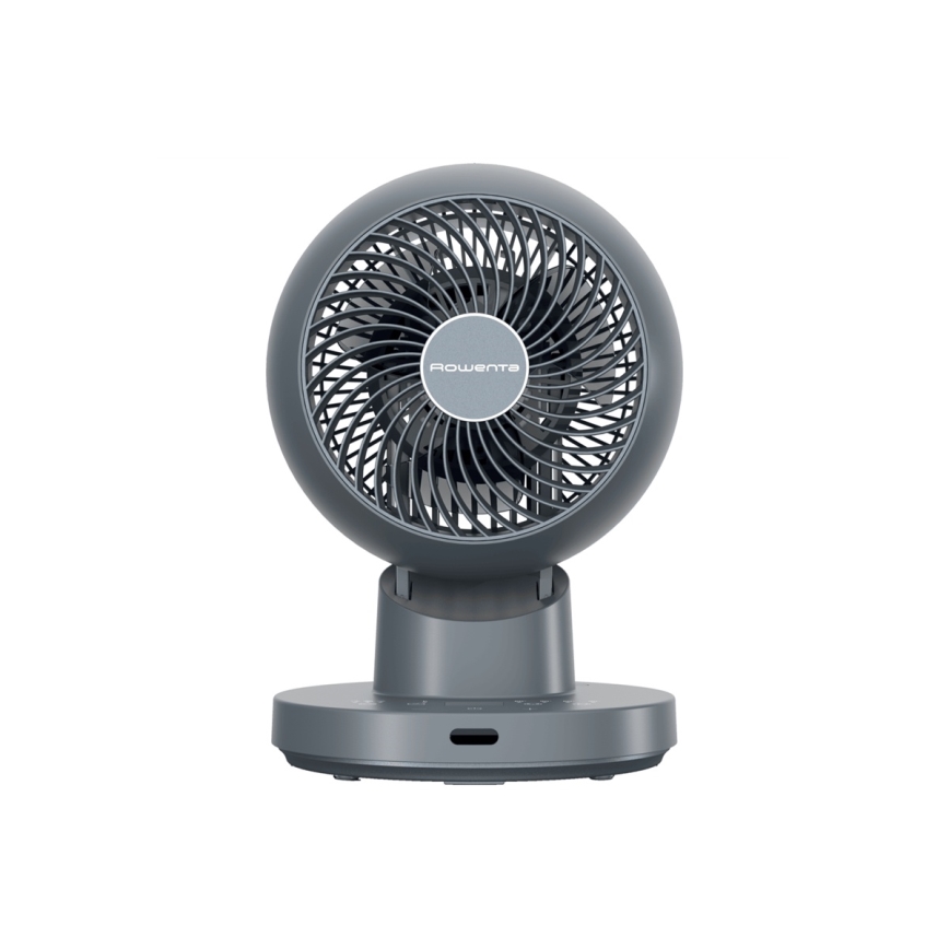Rowenta - Galda ventilators TURBO SWIFT COMPACT 230V zils + tālvadība