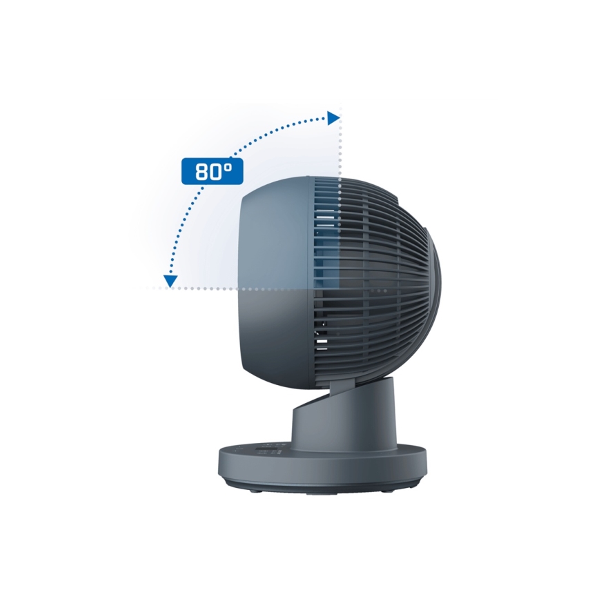 Rowenta - Galda ventilators TURBO SWIFT COMPACT 230V zils + tālvadība