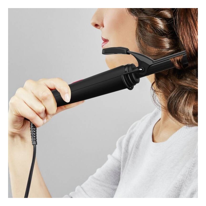 Rowenta - Lokšķēres CURLING TONG BASIC 25W/230V melna