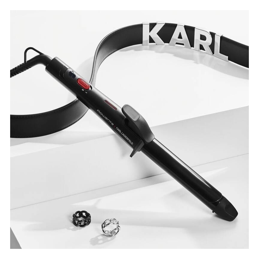 Rowenta - Lokšķēres KARL LAGERFELD 47W/230V melna
