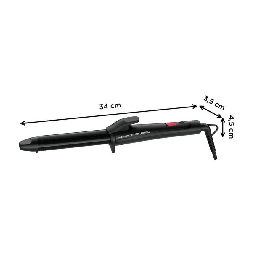 Rowenta - Lokšķēres KARL LAGERFELD 47W/230V melna