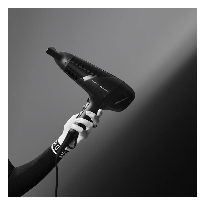 Rowenta - Matu fēns KARL LAGERFELD STUDIO DRY 2100W/230V melna