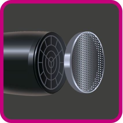 Rowenta - Matu fēns KARL LAGERFELD STUDIO DRY 2100W/230V melna