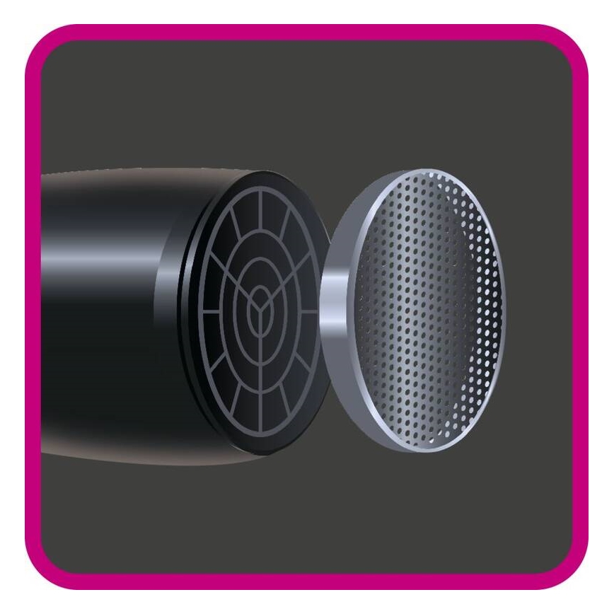 Rowenta - Matu fēns KARL LAGERFELD STUDIO DRY 2100W/230V melna